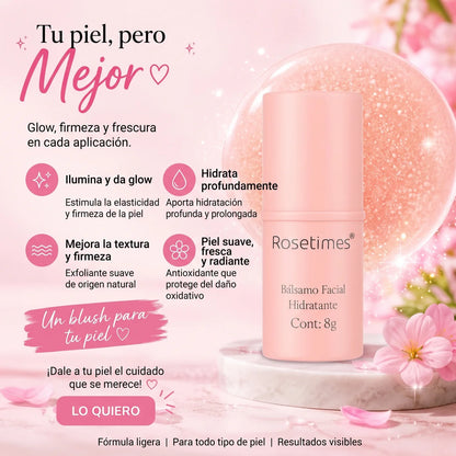 RoseTimes stick - Bálsamo Facial Hidratante Antiarrugas